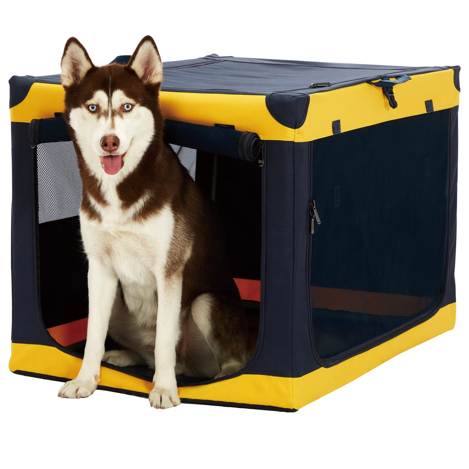 A4Pet Portable Collapsible Dog Crate 36 inches, Soft Dog Crate Travel