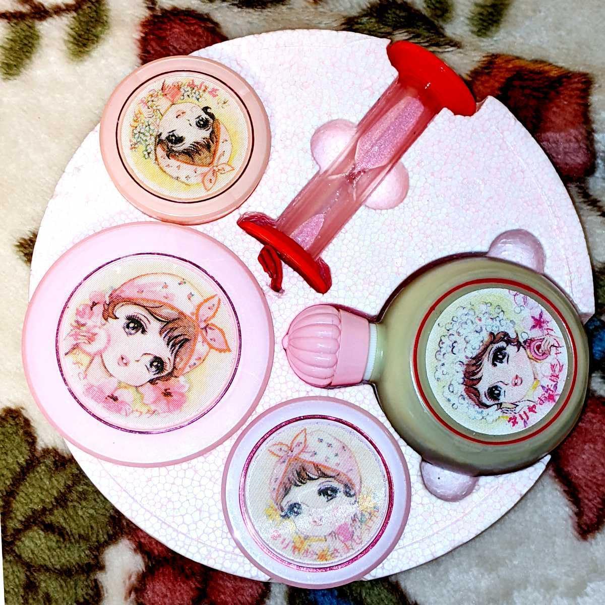 昭和レトロ　ダリア　リボンおふろセット　激レア　新品　デッドストック 昭和レトロ ダリア リボンおふろセット 激レア 新品 デッド