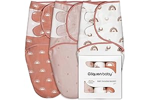 Organic Swaddle Sacks for Baby 0-3 Months - Newborn Swaddle Blanket Wrap (3-Pack)