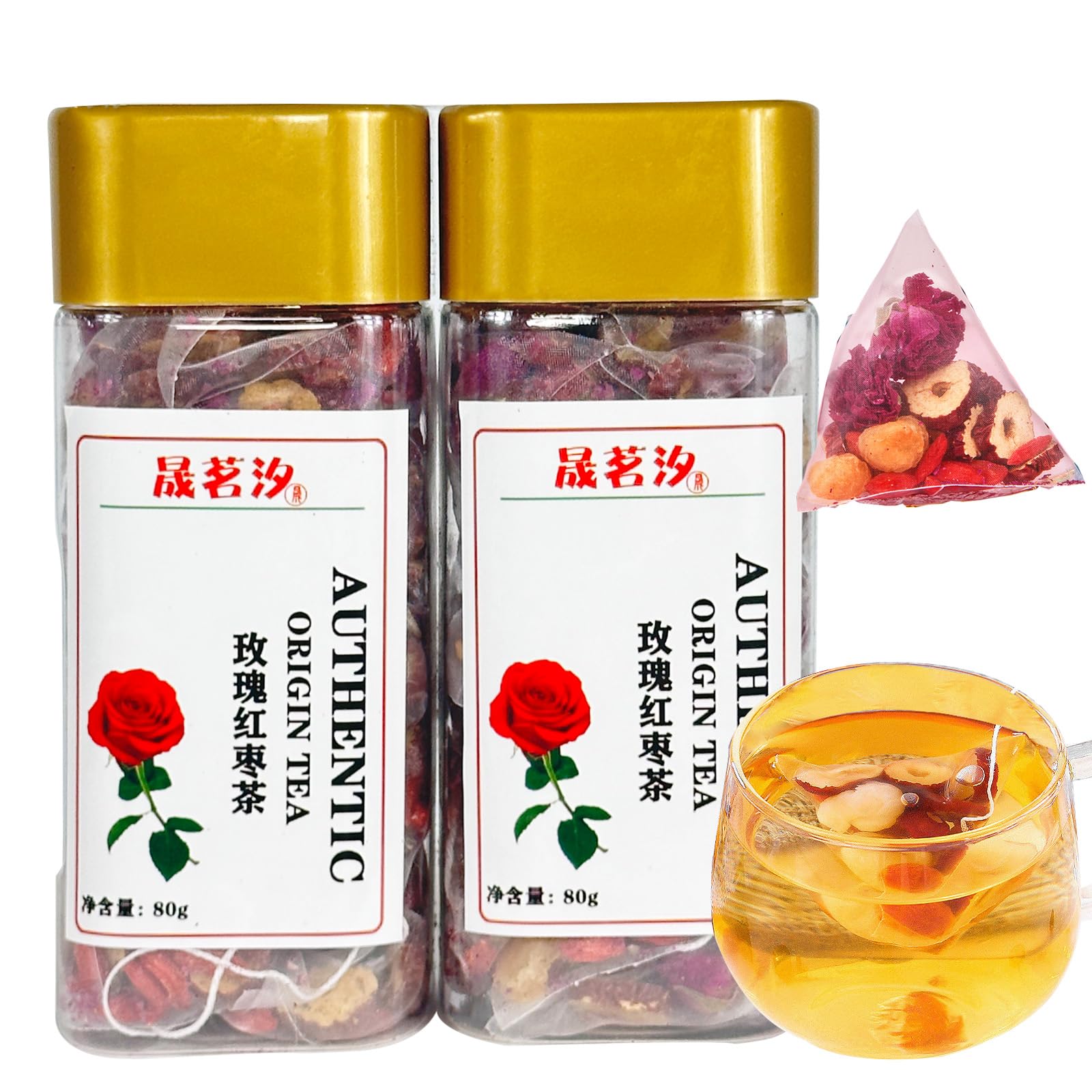 Amazon.com : Longan Red Date Tea Rose Red Jujube Fruit Goji Berry