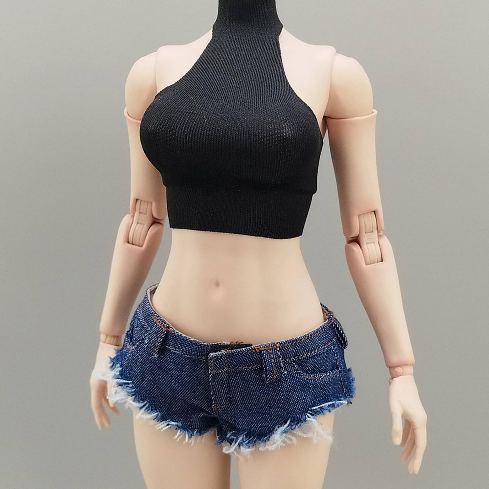 Amazon.co.jp: Qialexicon BJD用ミニ丈デニムパンツ リアルなデザイン