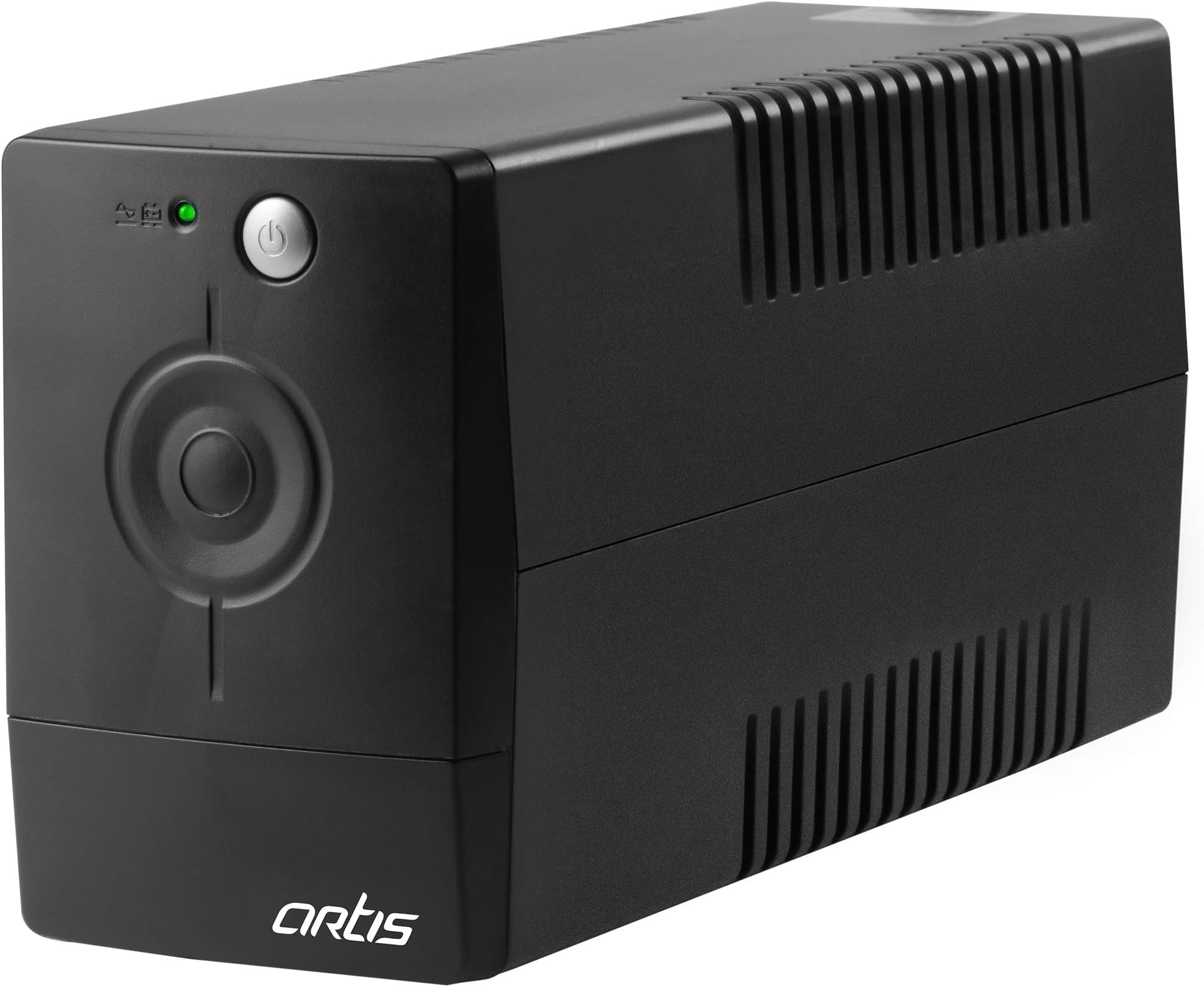 Artis PS-600VA 600VA Line Interactive UPS for Personal Computers, Desktop PCs, Laptops, Routers, Networking Devices and Gaming Consoles