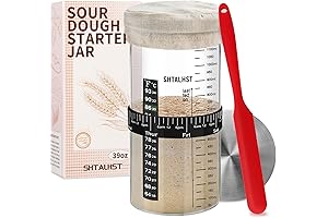 Complete Sourdough Starter Jar Kit for Artisanal Bread Baking