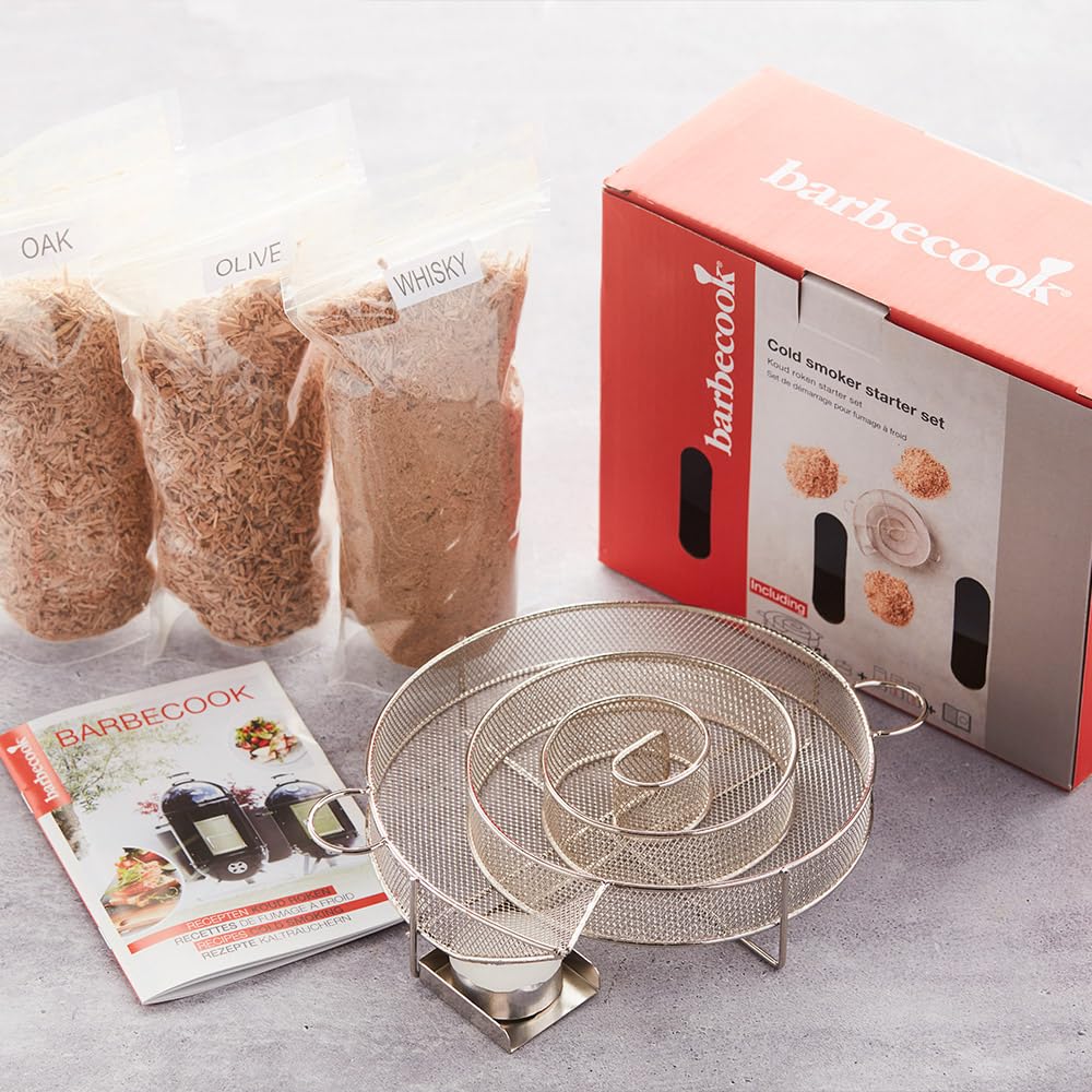 Barbecook set de démarrage pour fumage à froid générateur de fumée froide 3 types différents de poudre de fumage