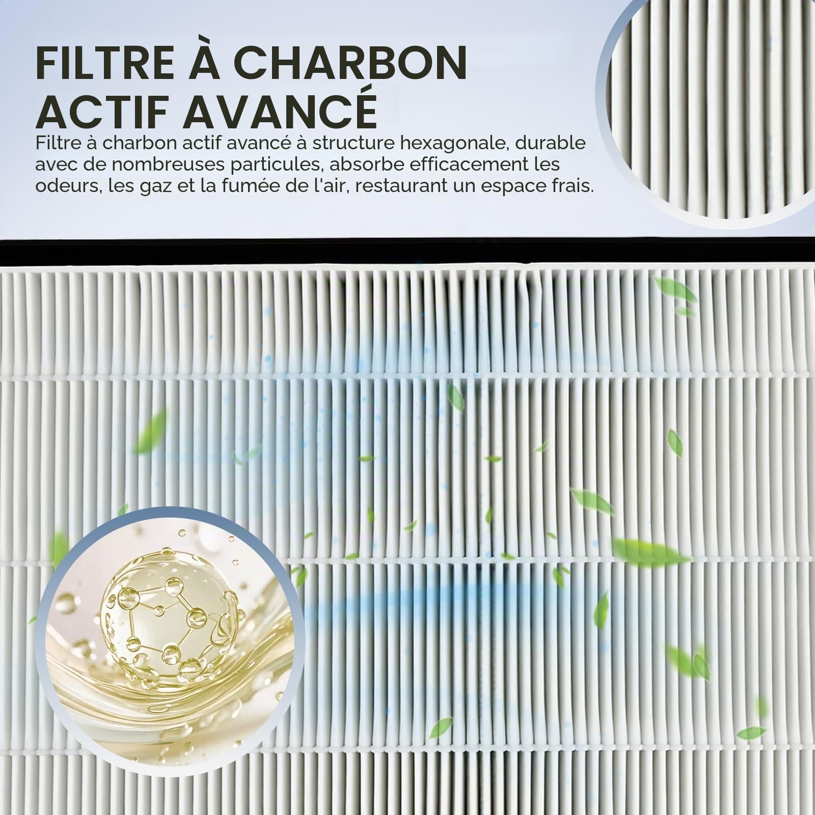 Model Y Kit de Filtres à Air à Charbon HEPA pour Coffre Avant – 2 Filtres HEPA + 2 Filtres à Charbon Actif, Filtre d’habitacle, Filtre Antibactérien, Accessoires pour Juniper – Lot de 4