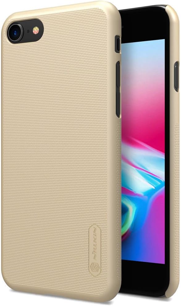 Nillkin iPhone SE 2020 Case/iPhone 8 Case cover Original Super Frosted Shield Matte cover case (Gold)