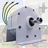 10kw Permanent Magnet Generator 110-220V, DIY Ac Alternator, Generator Low Speed 8000W 12V 24V 3 Phase Gearless Permanent Magnet Ac Alternators for Wind Water Turbine Diesel Engine,110V