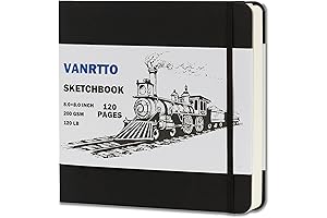 Aesthetic Sketchbook: Premium Hardcover Sketch Pad