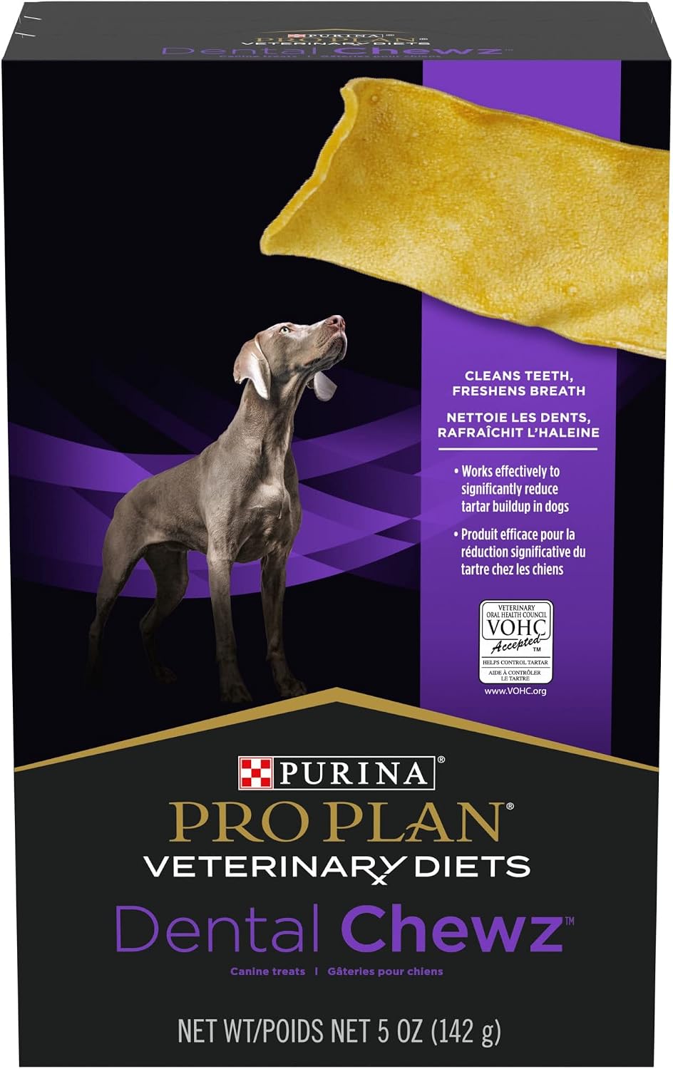 Purina Pro Plan Veterinary Diets Dental Chewz Dog Treats, 5 oz., Case of 6, 6 X 5 OZ