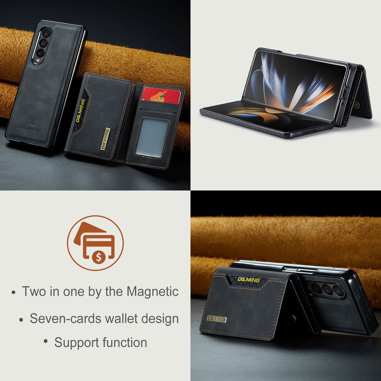 Amazon.com: Cseoteo 2 in 1 Wallet Case for Samsung Galaxy Z Fold 3