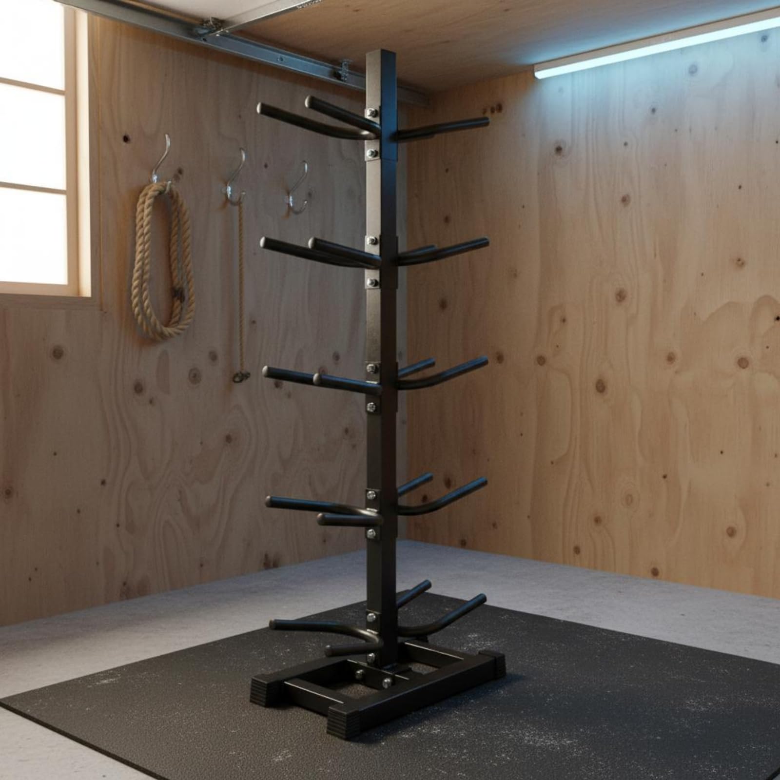 Freistehendes Ballgestell mit Stabiler Standfläche von 56 Cm 31 Cm für Bälle zur Geordneten Lagerung in Schulsporthallen