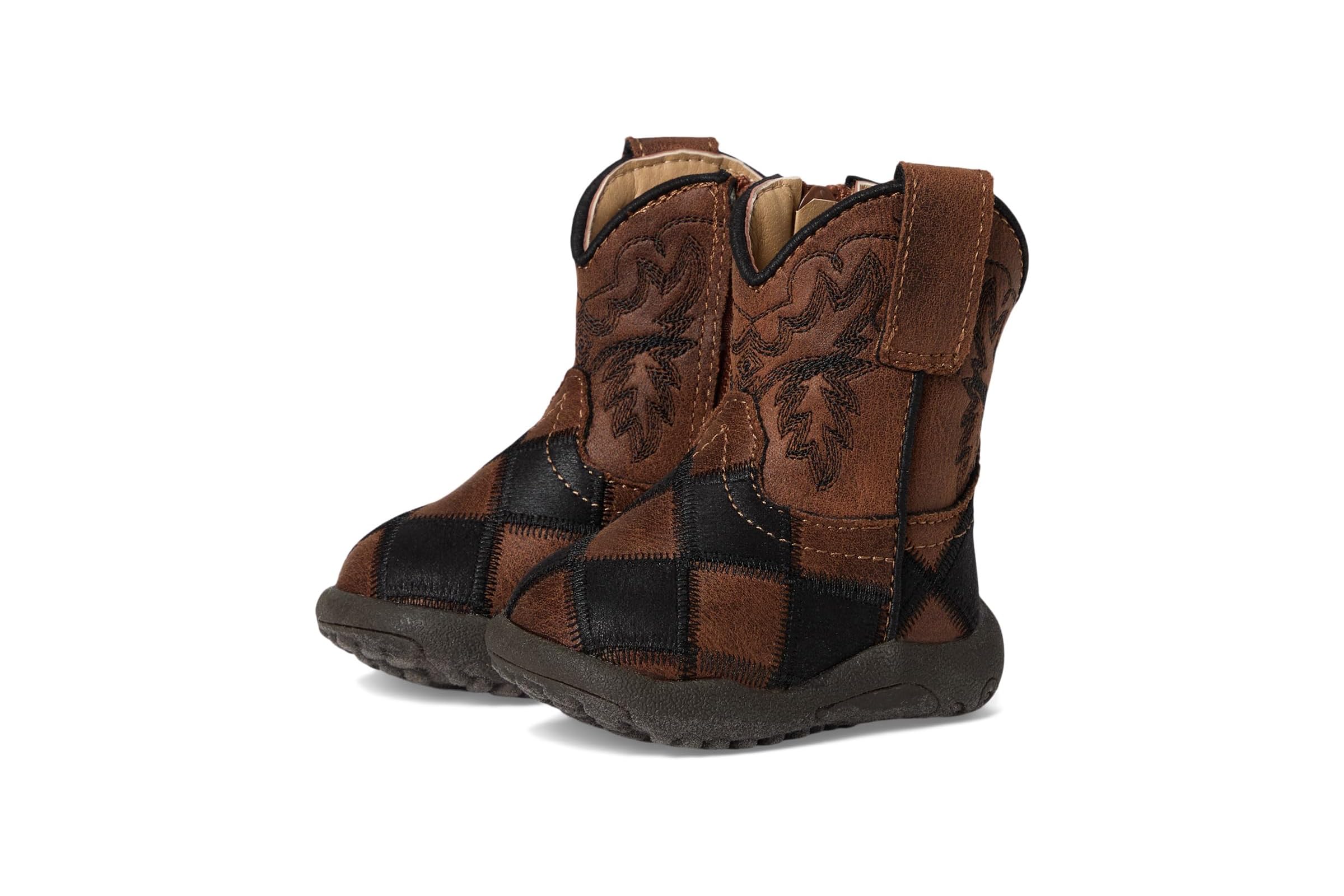 Ботинки Roper Kids Cowbabies Bird Blocks (Infant/Toddler)