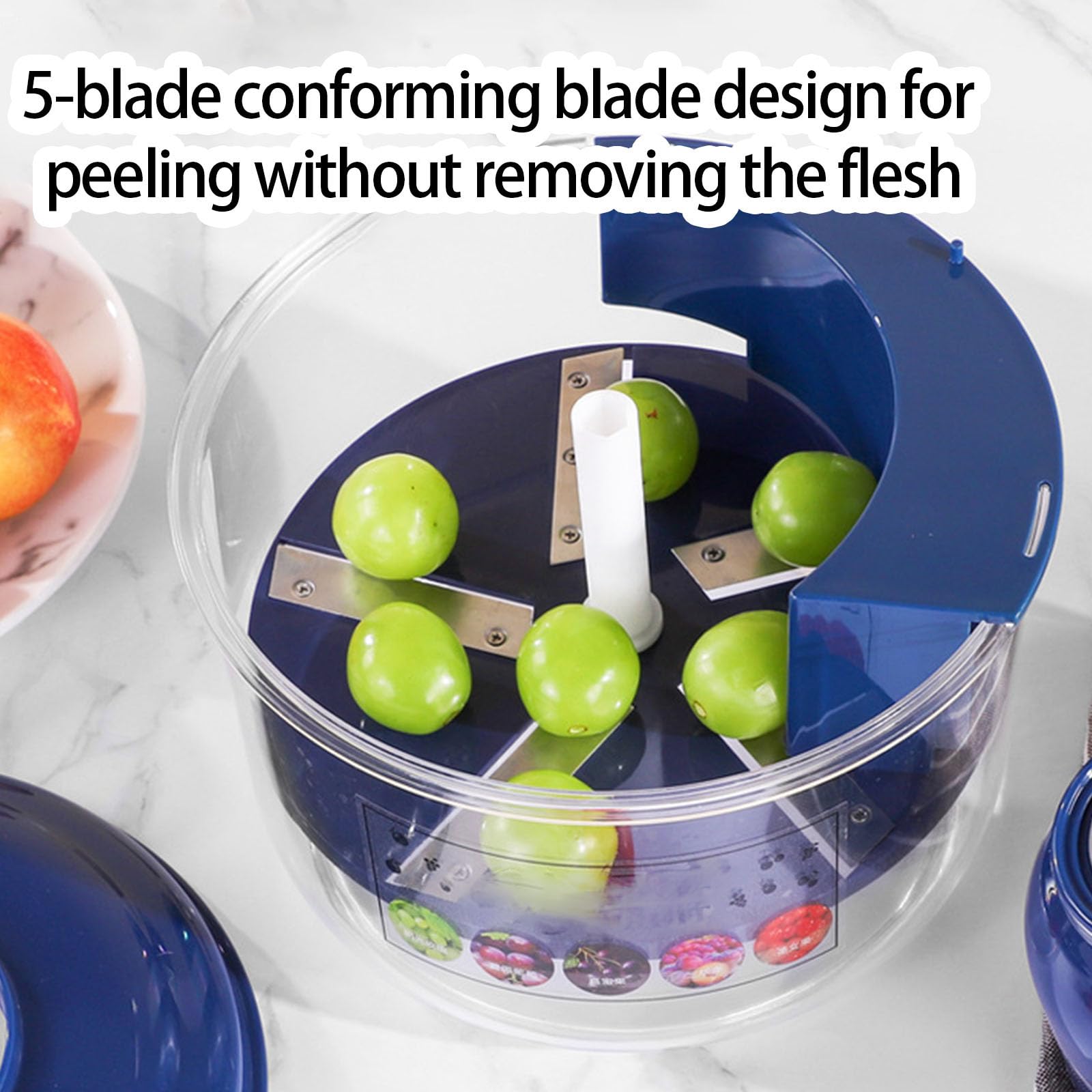 Pelapatate elettrica automatica, pelapatate per cucina, pelapatate facili, con parti staccabili, pulizia rapida, pelapatate elettrico, pelapatate veloce, gadget da cucina, uso domestico