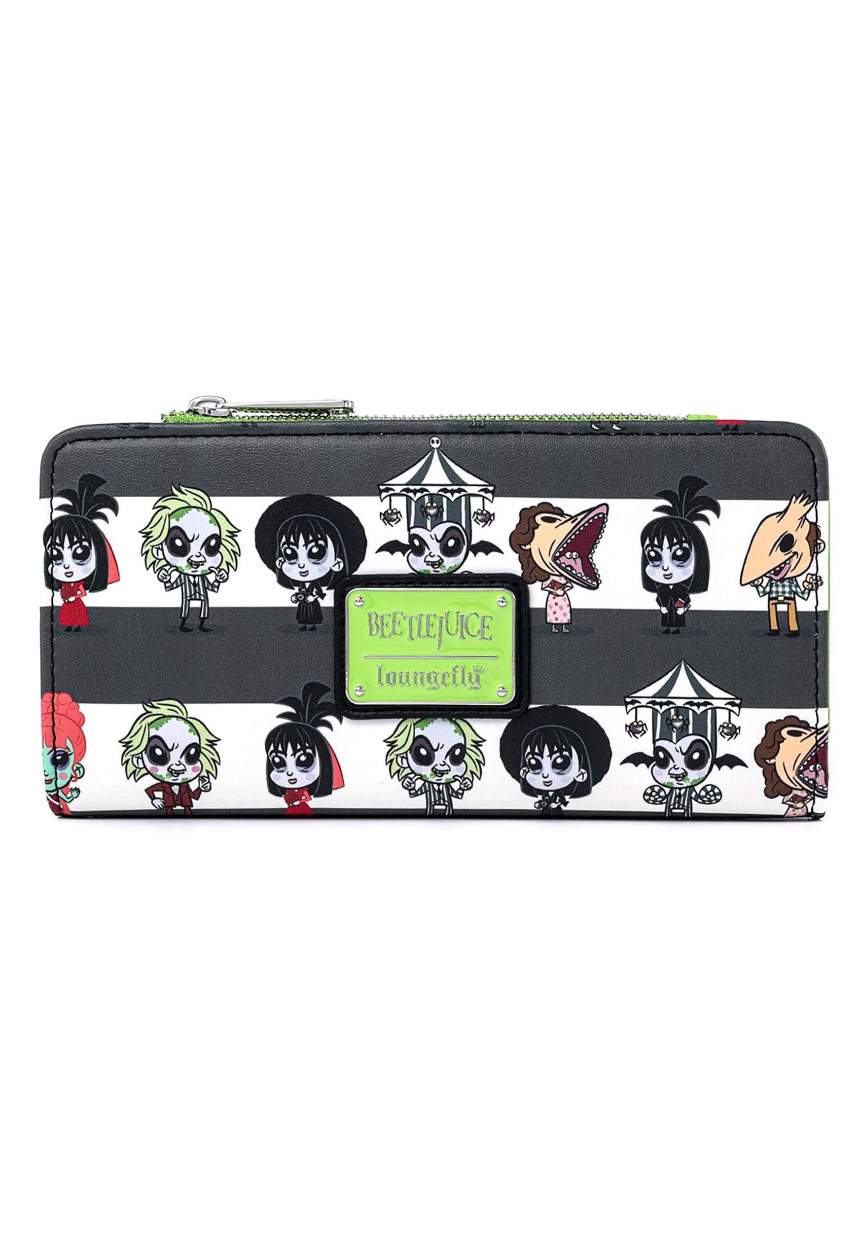 Loungefly Beetlejuice Chibi All Over Print Faux Leather Wallet