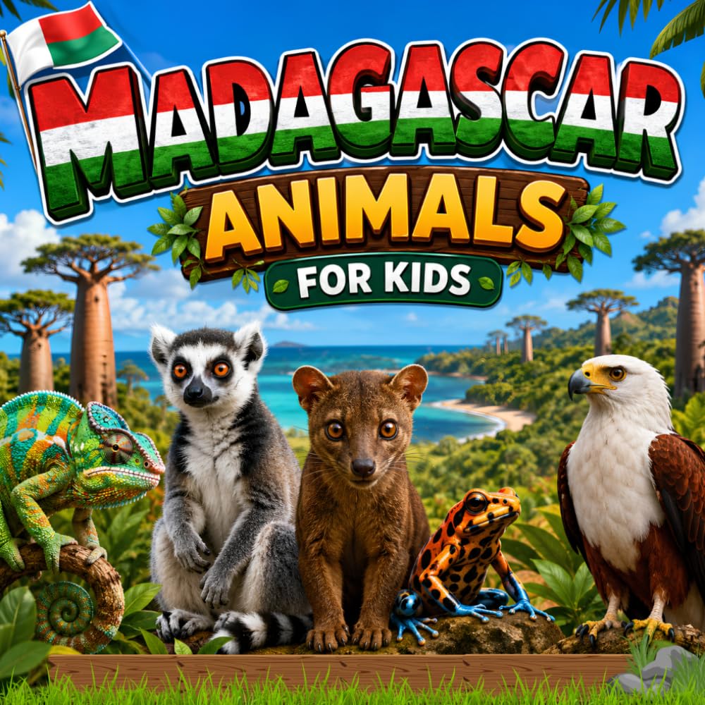 Madagascar Animals for Kids: A Wildlife Safari Picture Book with Madagascar Animals, Fun Facts, Habitats, and Educational Learning for Kids & Families (Animals of the World – Wildlife Edition)