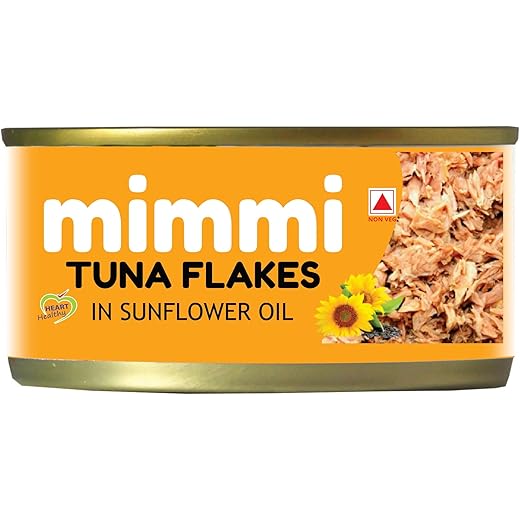 Mimmi - Tuna Flakes in Sunflower Oil, 180g (Pack of 1)