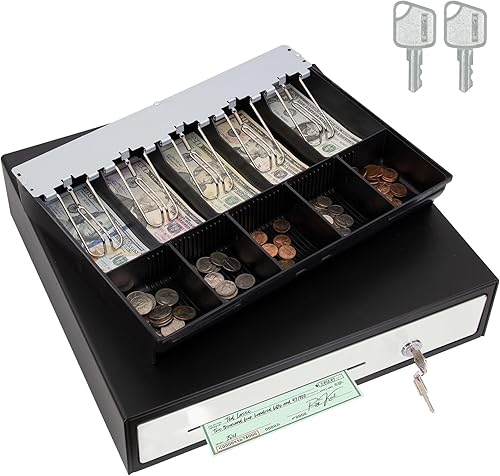 Miniatura 2 de SAM4s - Cajón frontal de acero inoxidable de 16 pulgadas con 5 billetes5 monedas