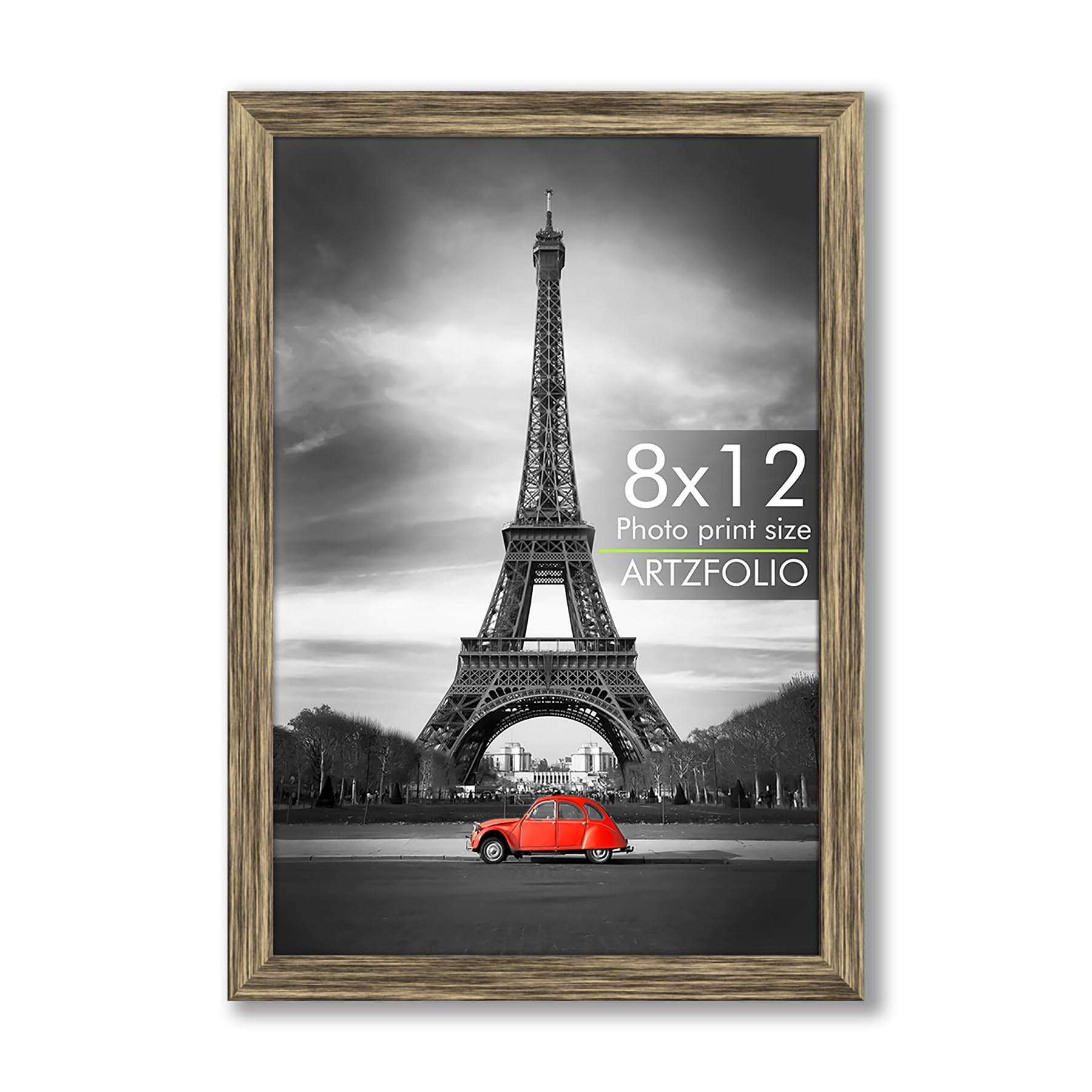 ArtzFolio Wall & Table Photo Frame D559 | Wall Photo Frame Collage for Living Room | Picture Frames Bedroom, Home & Office Decoration | Antique Golden | 8x12 inch (20x30 cms)