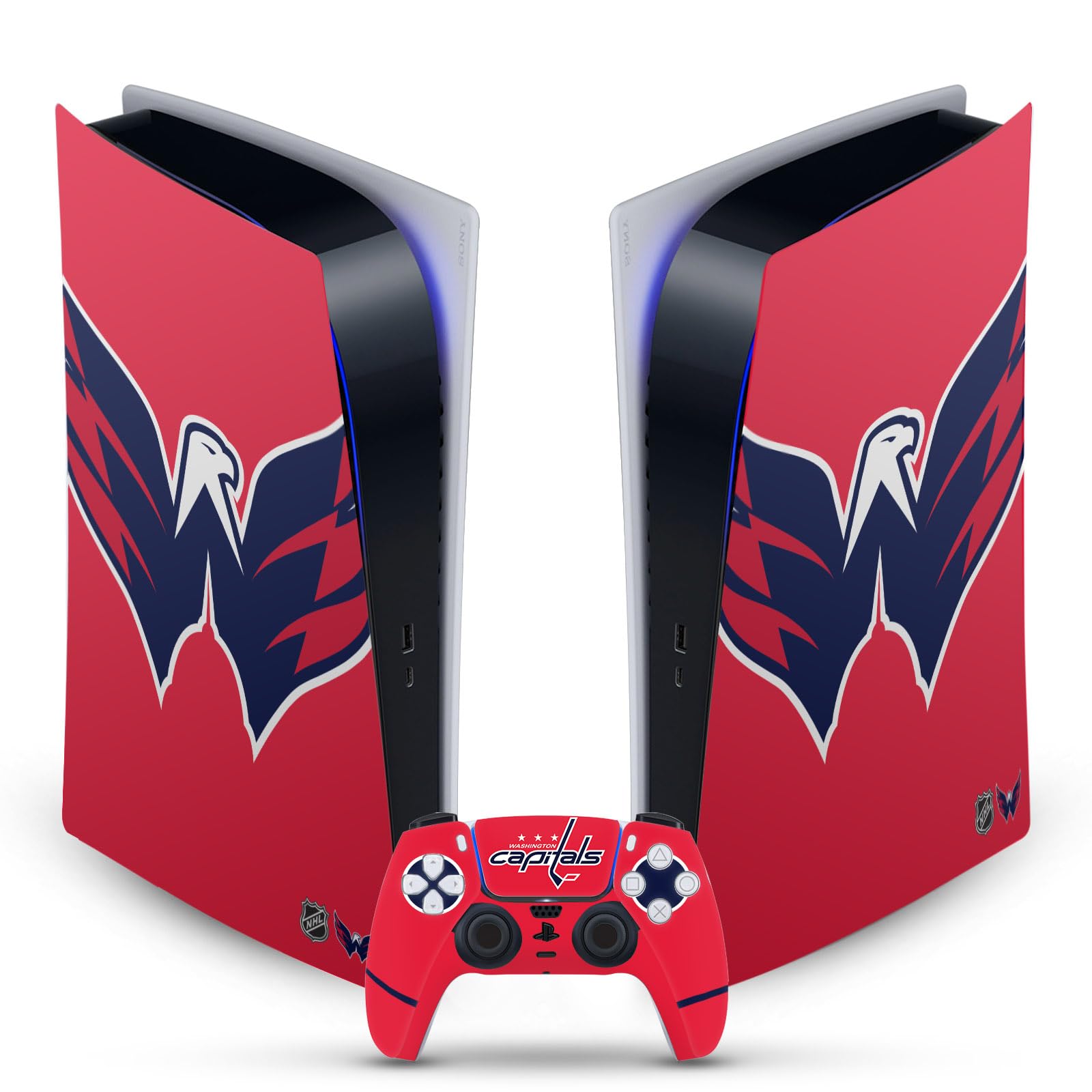 Plus de rayures sur PS5 Digital grâce au Skin Washington Capitals NHL - 8