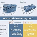 DISSICE Cage de chien écologiquement collapsible - Grille en plastique d'isolement, idéal pour les petits chiens moyens, porte-chat dur, porte animalier, chenil de chien, grille de chien et porte-chien pour petits chiens moyen (moyenne) )