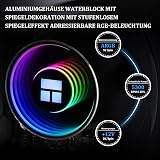 Thermalright Frozen Notte 360 BLACK ARGB V2- Raffreddamento ad acqua, 360 specifiche del radiatore CPU nero, 3 ventole PWM da 120 mm, adatto per AM5/AM4/Intel LGA 1700/1851/1150/1151/1200/2011 - 4