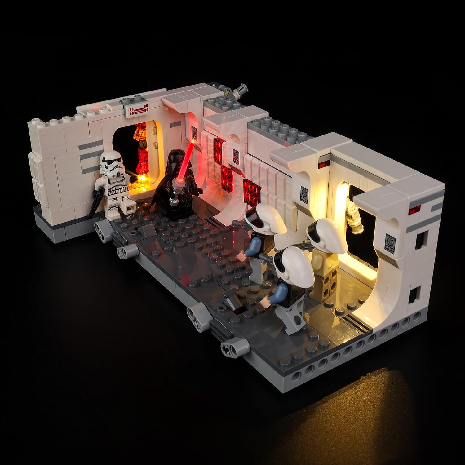 Kyglaring Led Light Kit for Lego Boarding The Tantive IV, Tantive IV Light Kit Compatible with Icons 75387 Building Model Set, NO Lego Brick Set (Classic Version)
