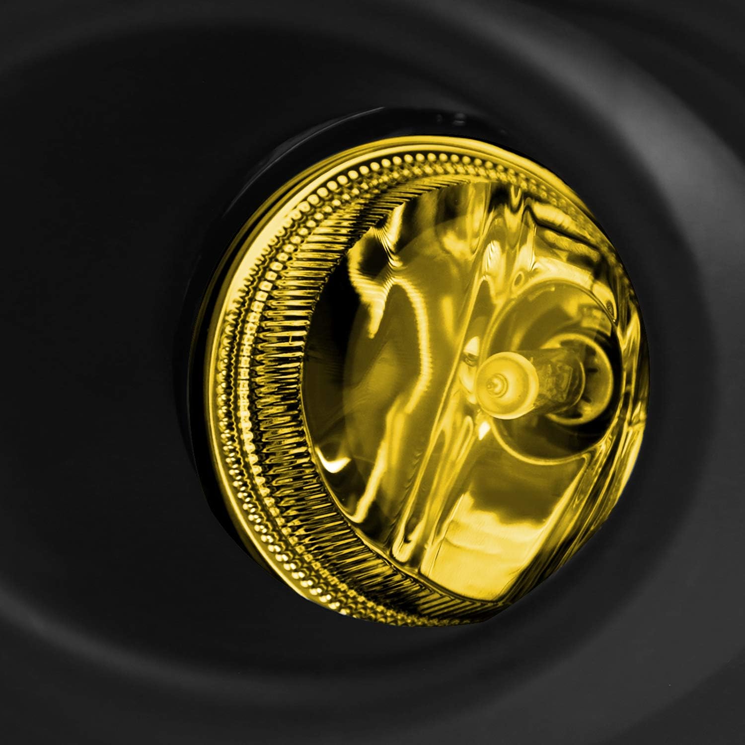 Spec-D Tuning Yellow Lens Fog Lights + H8 Bulbs + Switch Included Compatible with Honda Civic 2/4Dr 2016-2018 L+R Pair Assembly