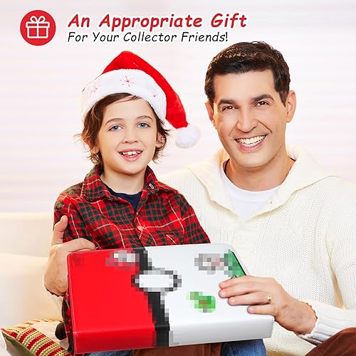 Miniatura 8 de GEAoffice Carpeta de 9 bolsillos compatible con tarjetas intercambiables con capacidad para 900 tarjetas, colección de tarjetas de intercambio con