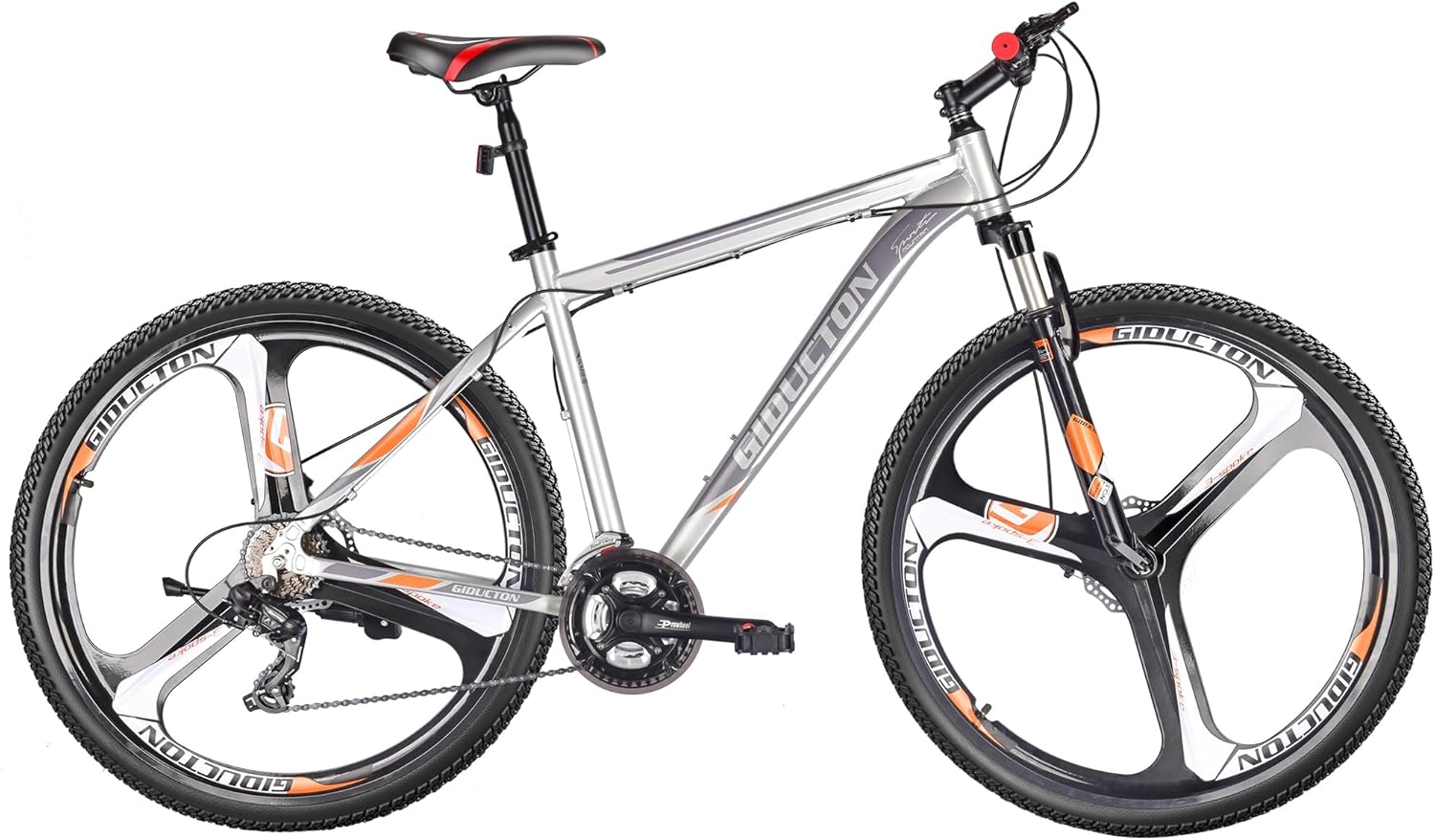 29 Inch Aluminum Mountain Bike,19 Inch Frame 21 Speed Bicycle, 29ER Bike, Lock-Out Suspension Fork MTB for Mens