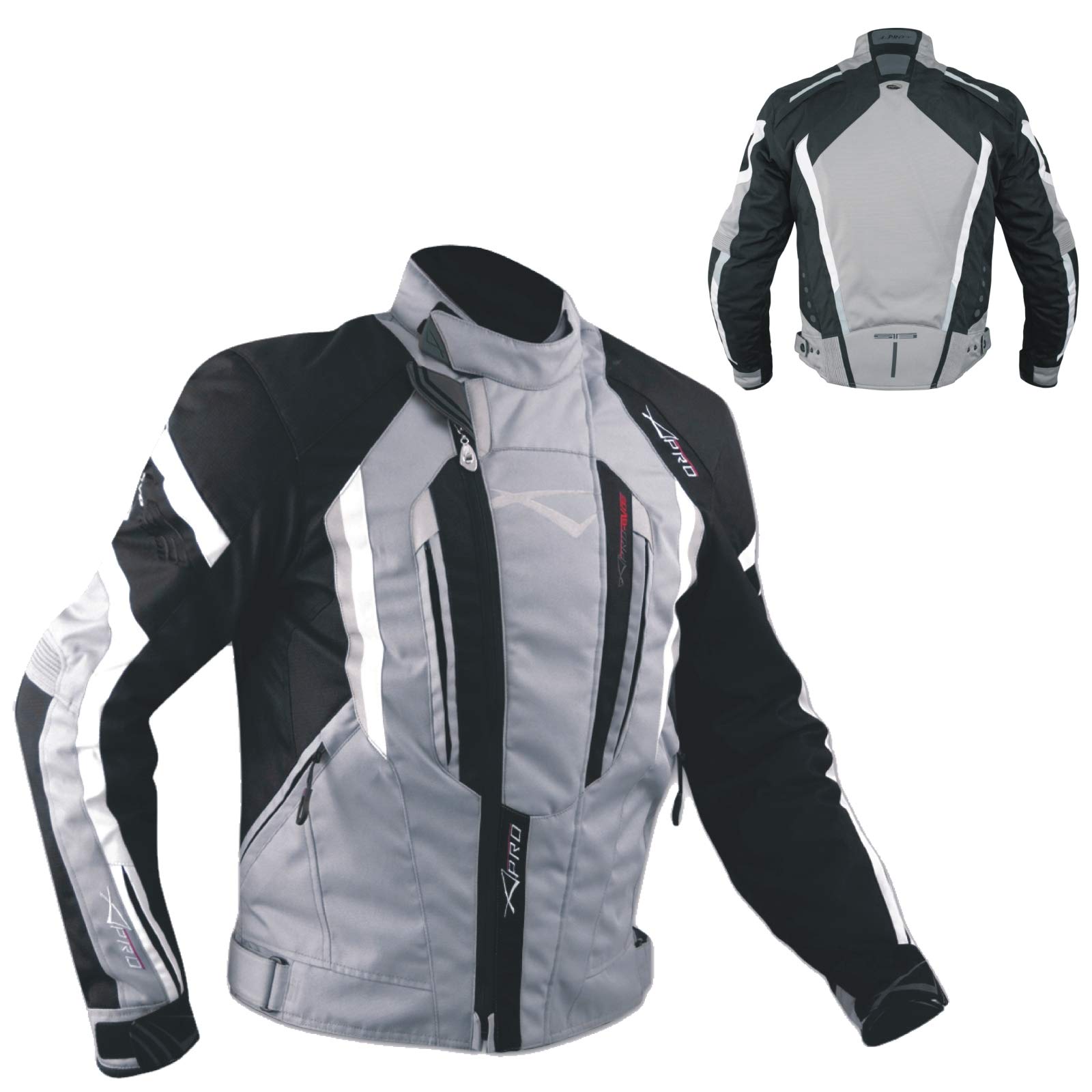 Giacca Moto Cordura Impermeabile - Giacca Touring Sfoderabile Blu Con Protezioni - Foto 9