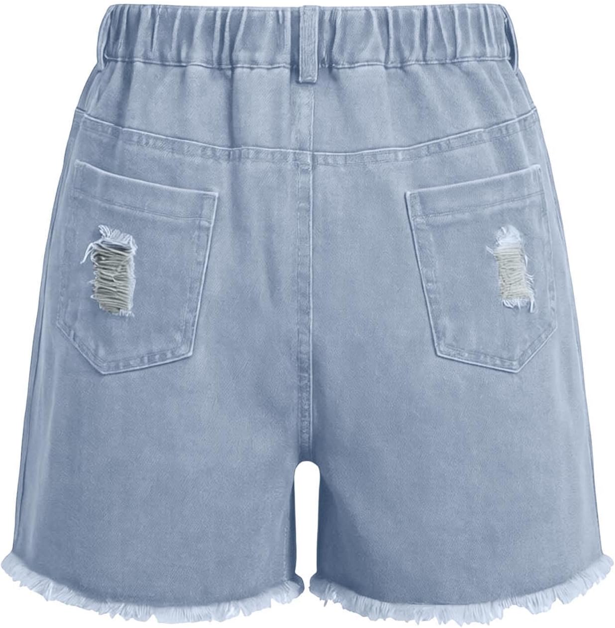 Jean Shorts Womens High Waisted Ribbed Denim Shorts Fashion Loose Fit Short Jeans Summer Short Pants with Pockets