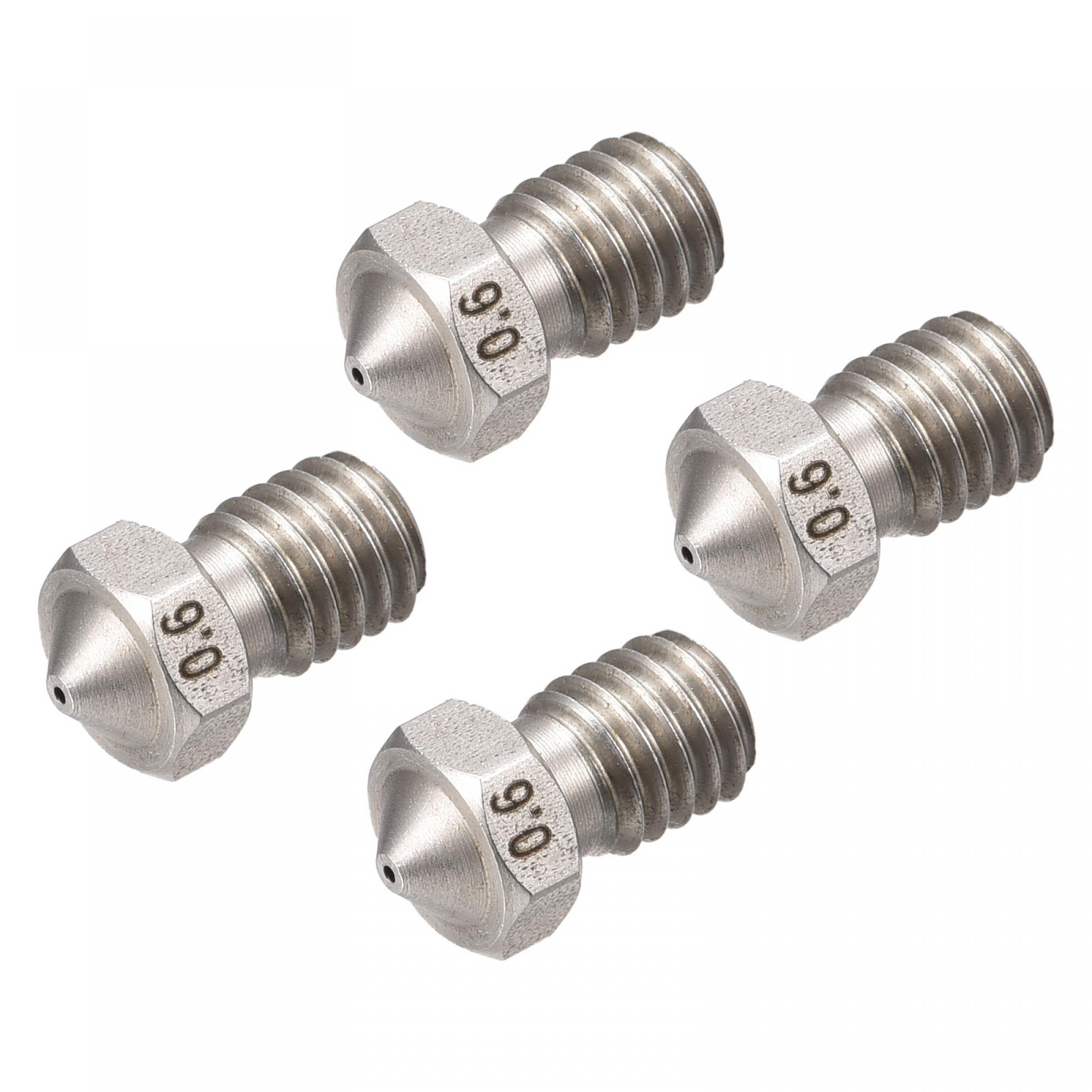 5-tlg. 3D-Drucker-Düsen-Set – Edelstahl, M6 Gewinde, Für 1,75 Mm Filament, Inkl. 0,4–1,2 Mm Düsen