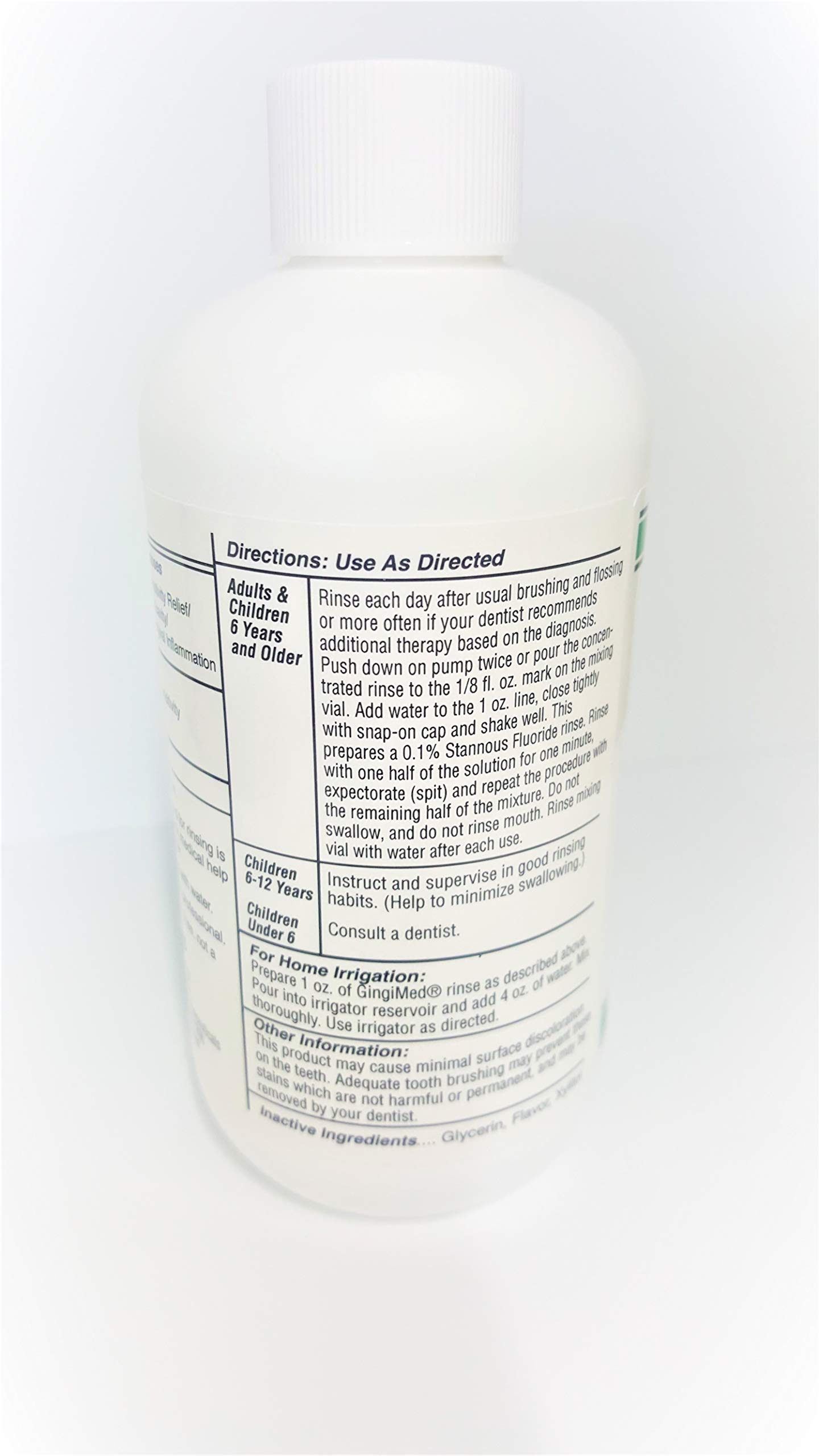 Buy Gingi Med Cinnamon Flavored .63 stannous Fluoride Dental Rinse, 10