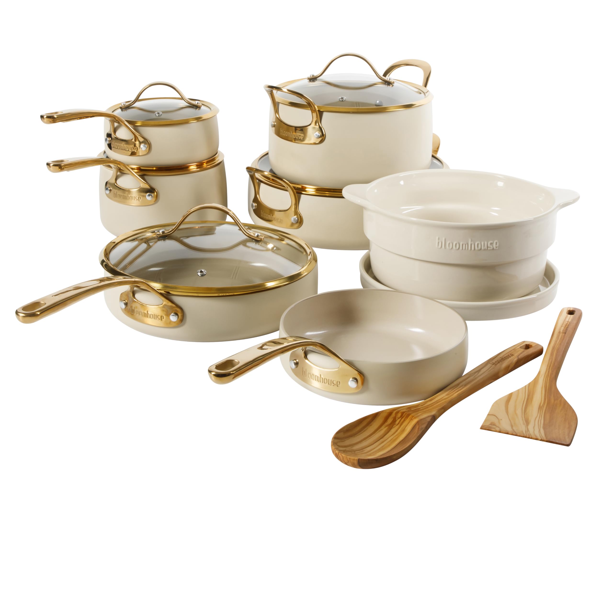 Bloomhouse 15-Piece Cookware Set