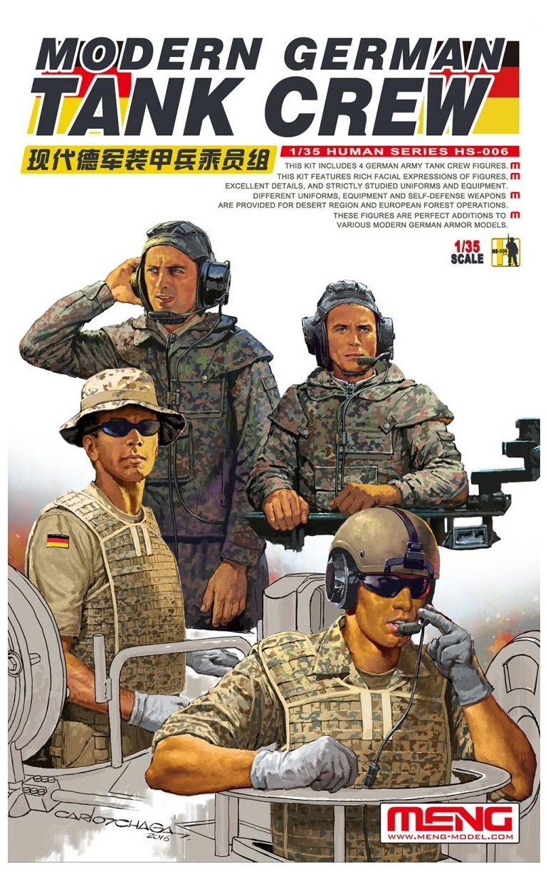 Amazon | モンモデル 1/35 現代ドイツ軍 戦車兵 プラモデル MHS006
