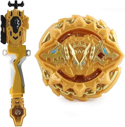 Bey Battle Burst Gold Booster B121-1 Hazard KERBEUS.7.at God Evolution High Performance Battling Top Toy Stater con lanzador LR, agarre y