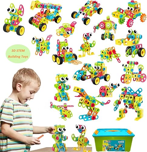 Miniatura 2 de NXONE 3D Creative Building Blocks Set, Multi-Functional, Educational, DIY Assembly Puzzle Toy for Kids, Enhances STEM Education for Kids Ages 3+,