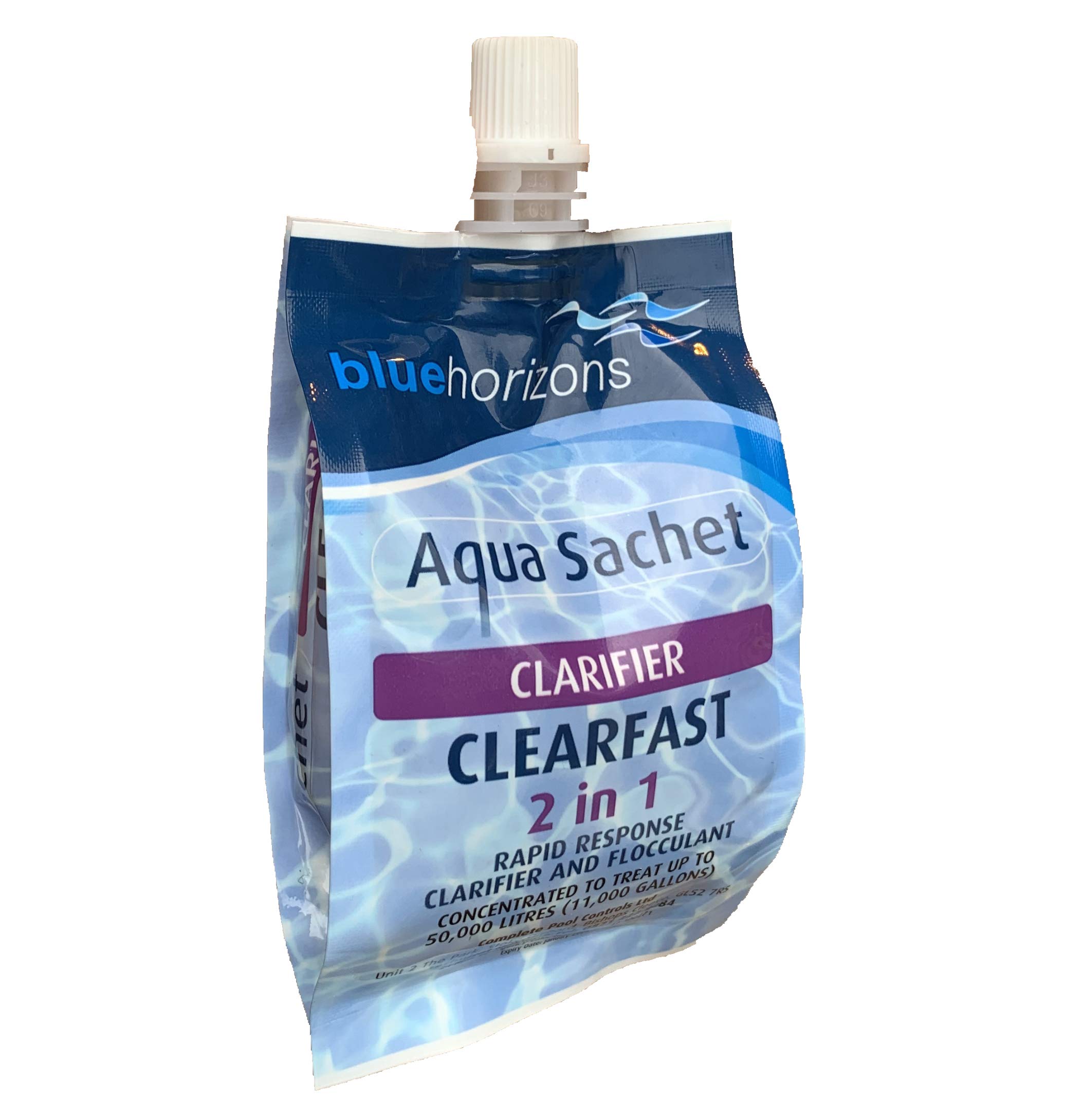 Blue Horizons Clarifier ClearFAST Aqua Sachet - 150ml Clear Fast Pools Hot Tubs
