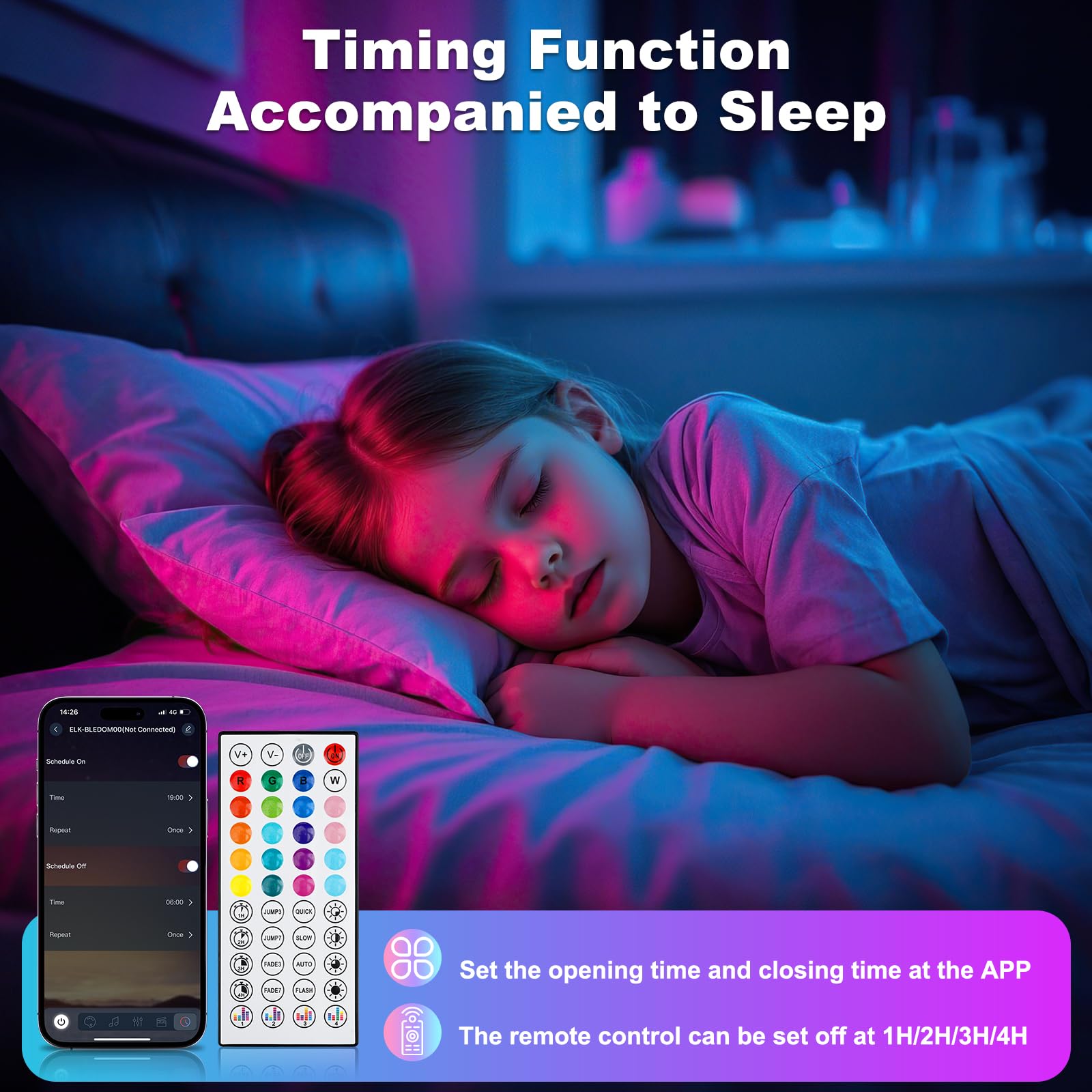 Striscia LED Striscia LED COB 5m, Nastro LED con Telecomando e App e Sincronizzazione Musica, Striscia LED Dimmerabile Autoadesiva 24V, Illuminazione TV LED 36W Molto Luminosa per Cucina, Soggiorno