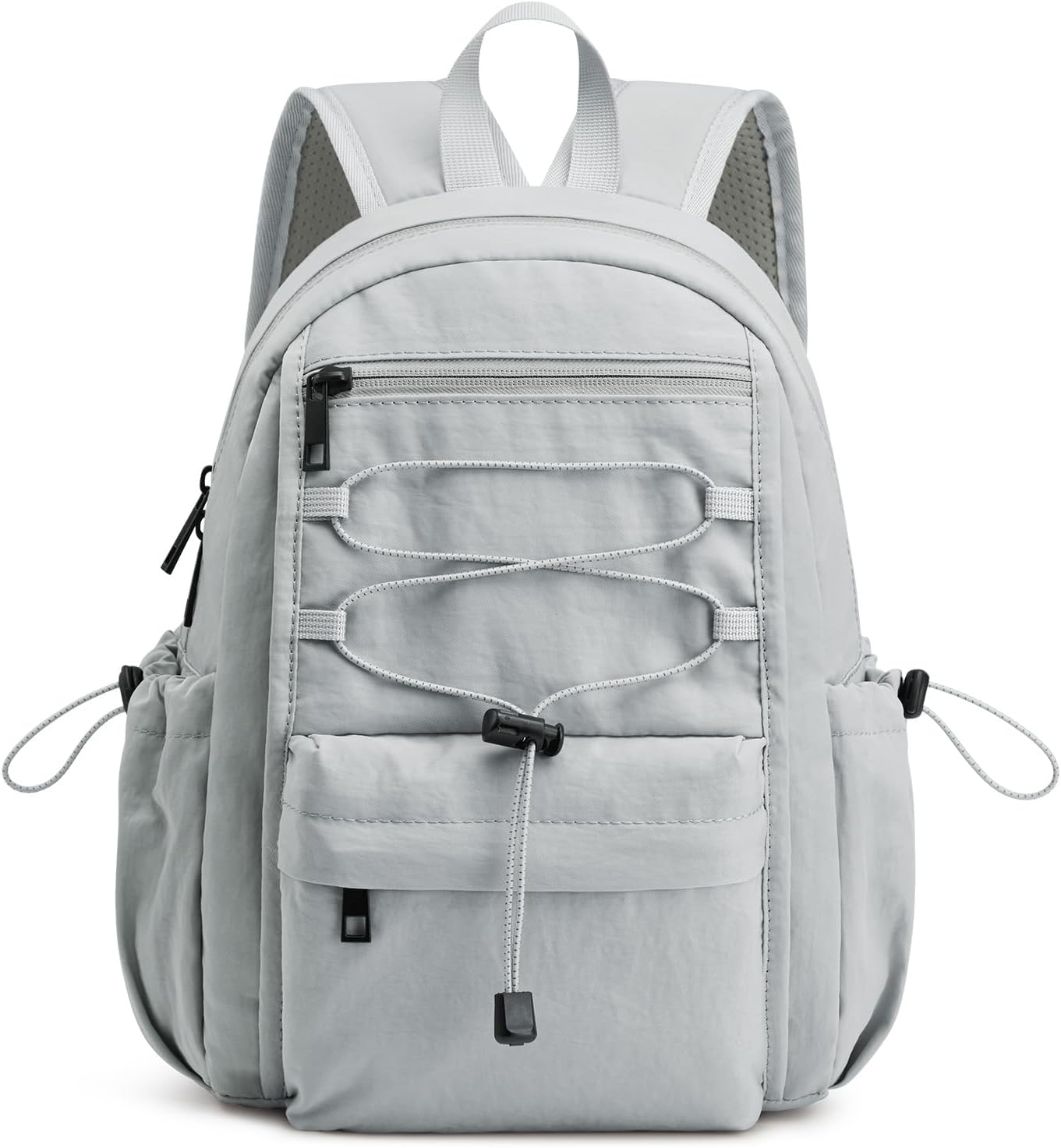 G4Free 10L Small Backpack for Women Men Lightweight Mini Travel Backpacks Hiking Casual Daypack, Light Gray