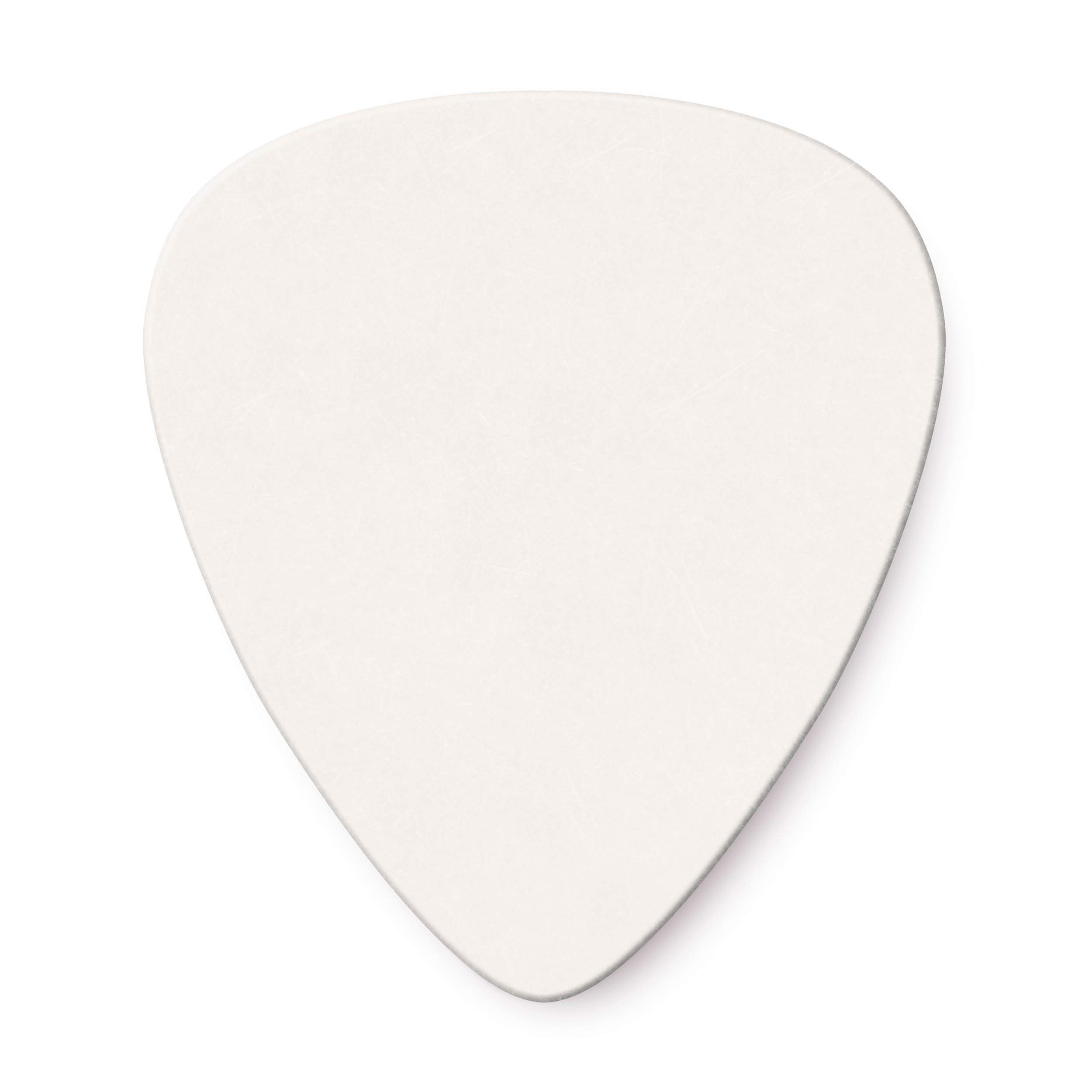 Dunlop 483R01TH Genuine Celluloid, White, Thin, 72/Bag - Image 2