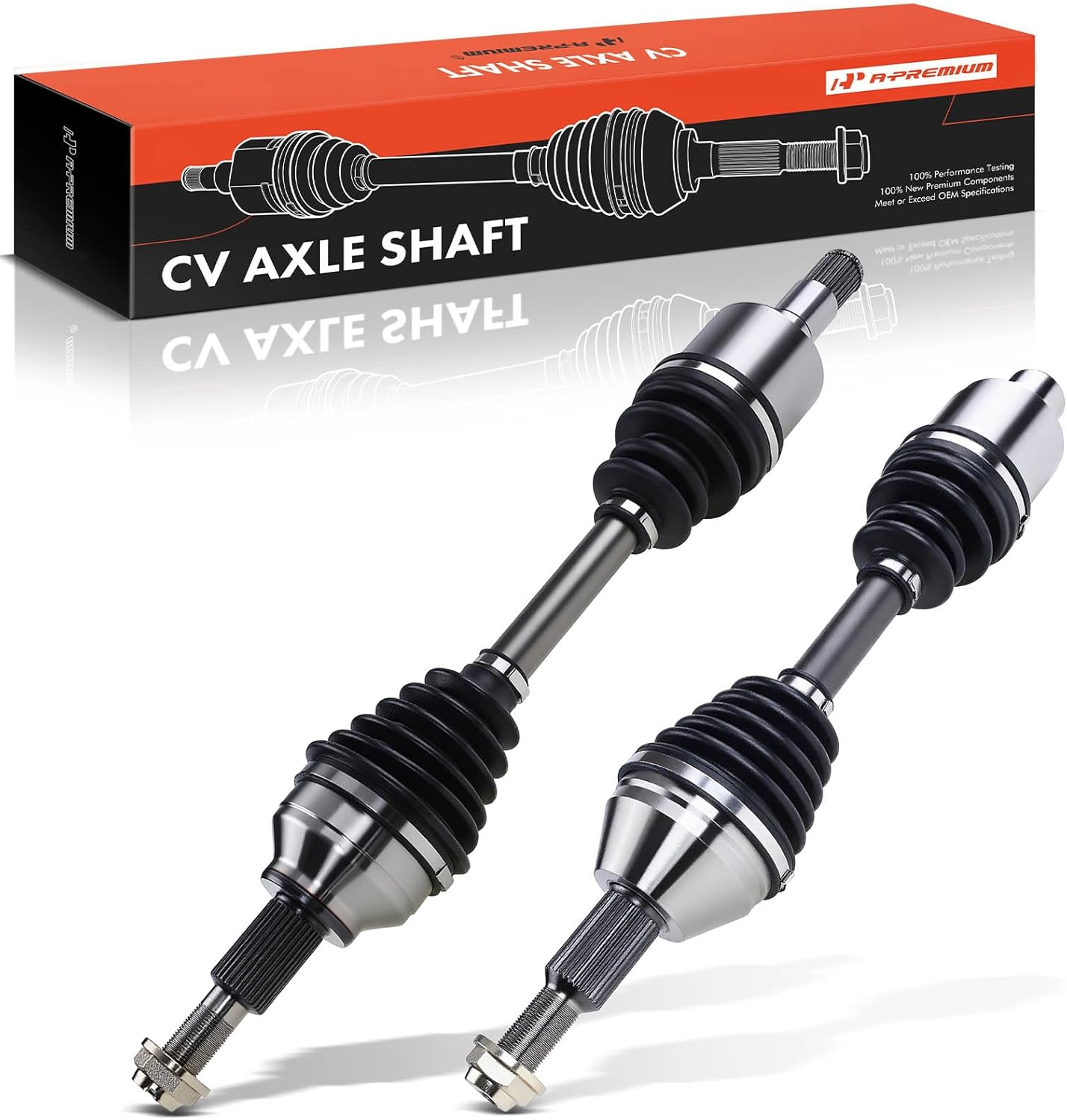A-Premium Front Pair CV Axle Shaft Assembly (Driver & Passenger)