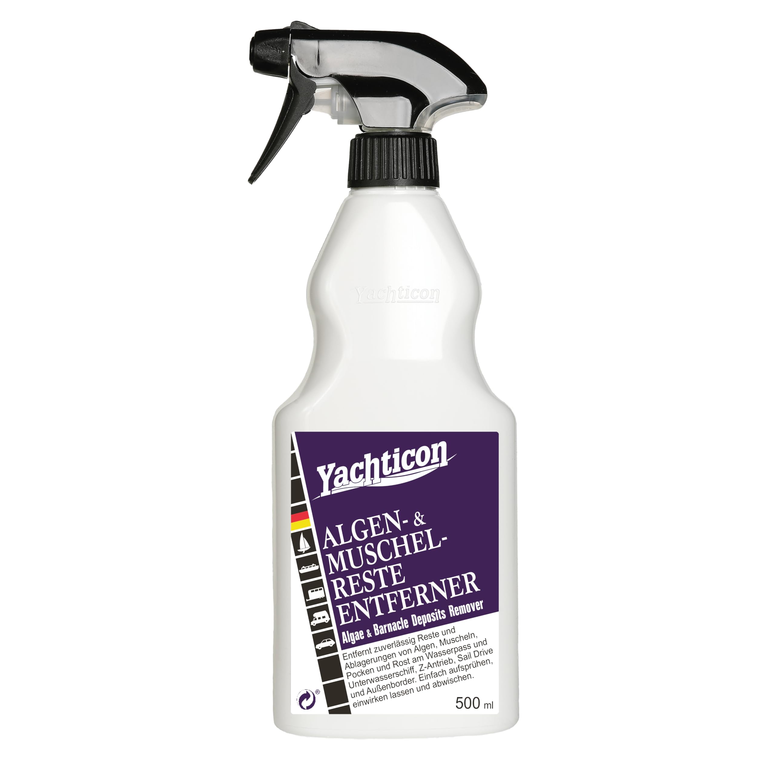 Anti-algues et moisissures 500ml : élimine les taches vertes du nettoyeur haute pression