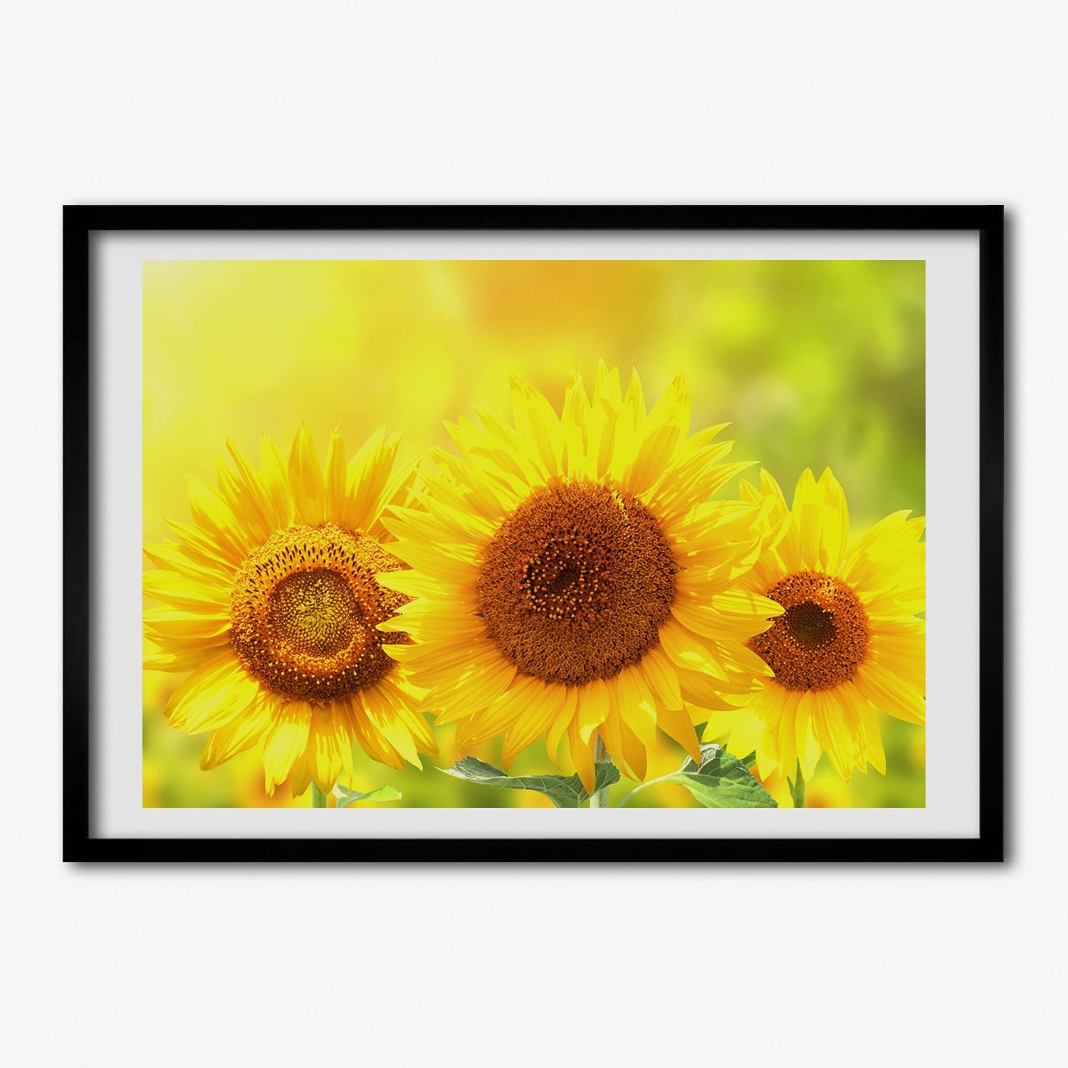 Affiche 70x50 cm Tulup et cadre MDF pour tableau décoratif moderne