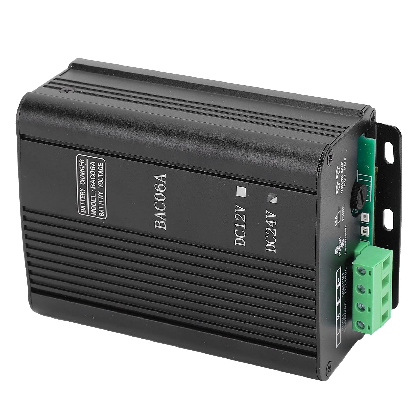 Chargeur Automatique de Batterie, Groupe électrogène Alliage d'aluminium sans Danger pour la Batterie pour Groupes électrogènes automatiques(DC12V6A, Transl)
