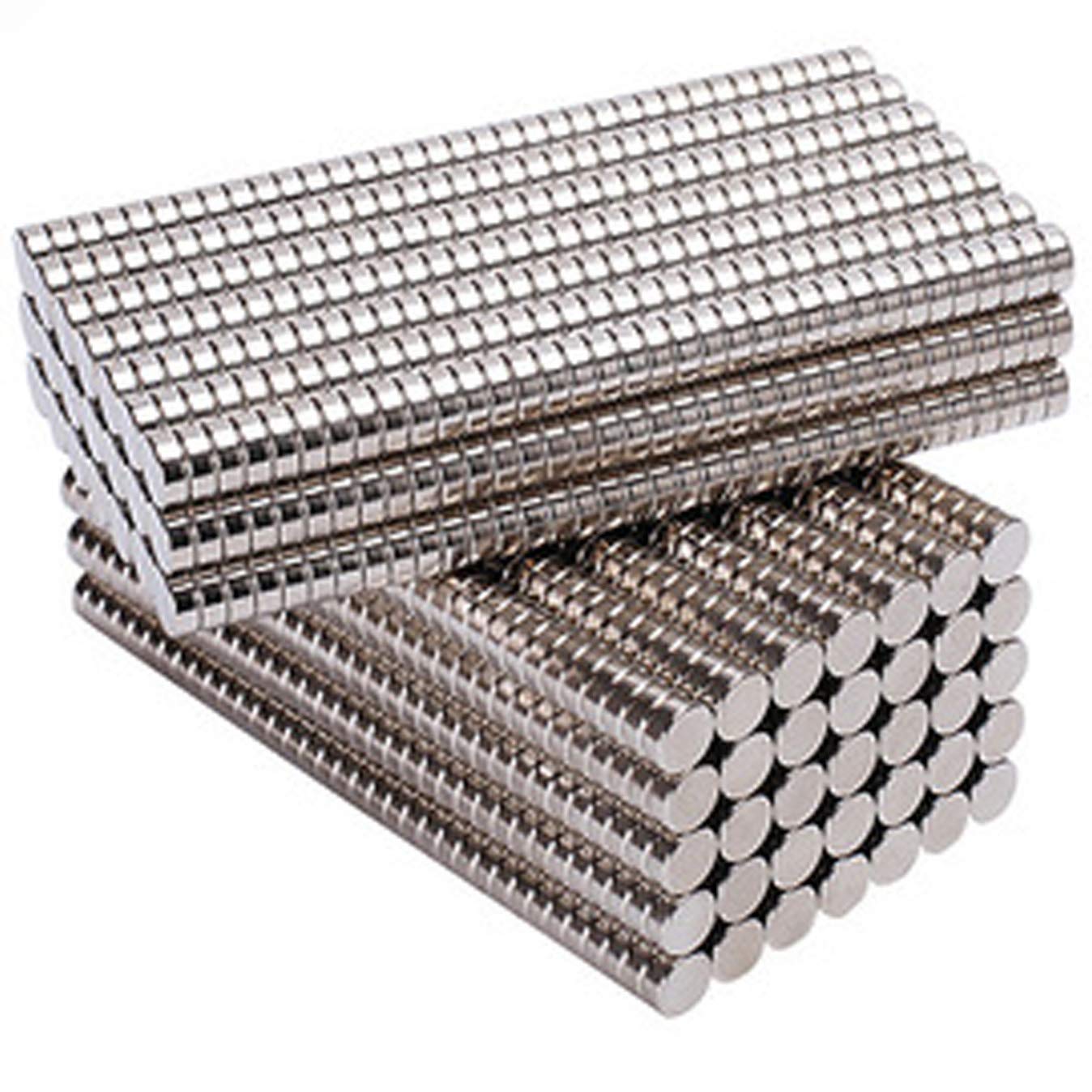 80-Piece 8x1mm Refrigerator Magnets - Small Disc Magnets For Fridge, Whiteboard, DIY