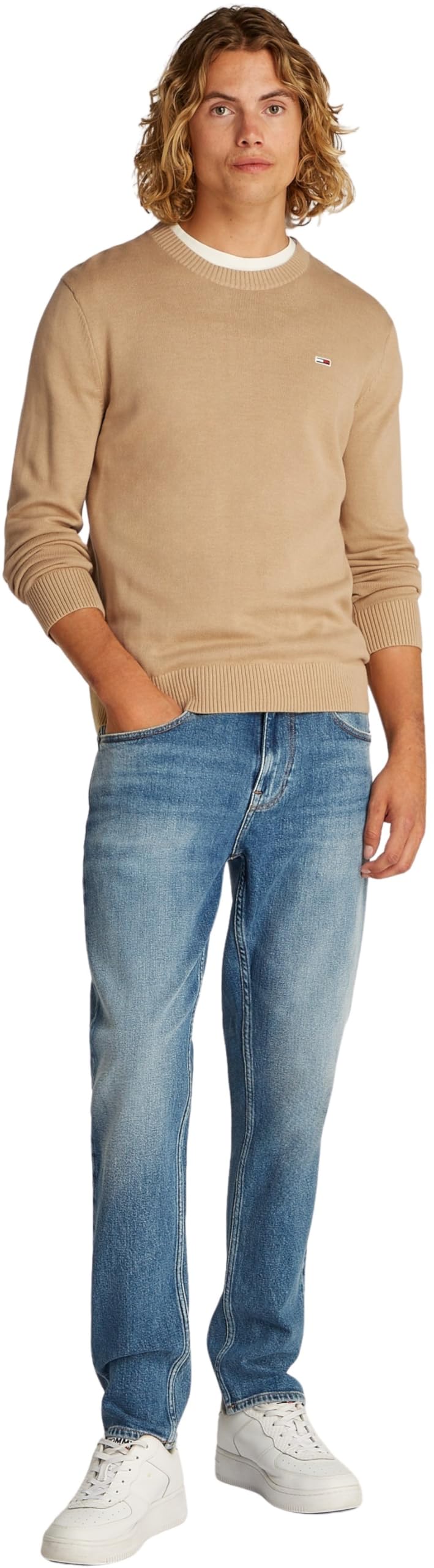 Tommy Jeans Pullover Uomo Scollo Rotondo