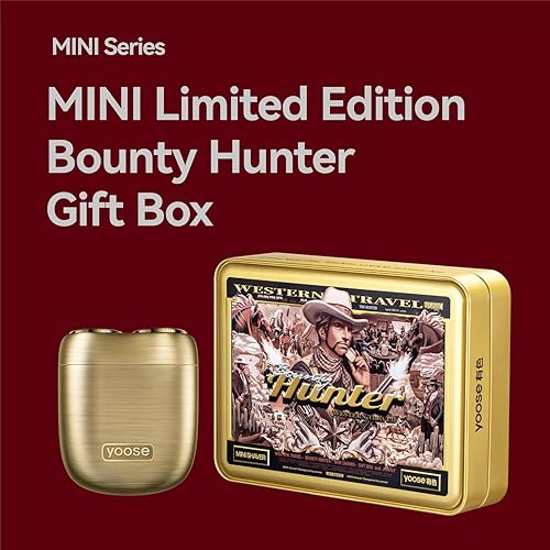 Miniatura 8 de yoose Bounty Hunter - Juego de regalo de mini afeitadora, afeitadoras portátiles de aleación, afeitado inalámbrico, afeitado eléctrico recargable