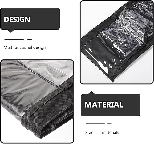 Miniatura 5 de Angoily Leggings Storage Organizer Towel Hanging Organizer Space Saving Clothes Closets 12 Roll Holder T Shirt Organizer for Yoga Pants Towel