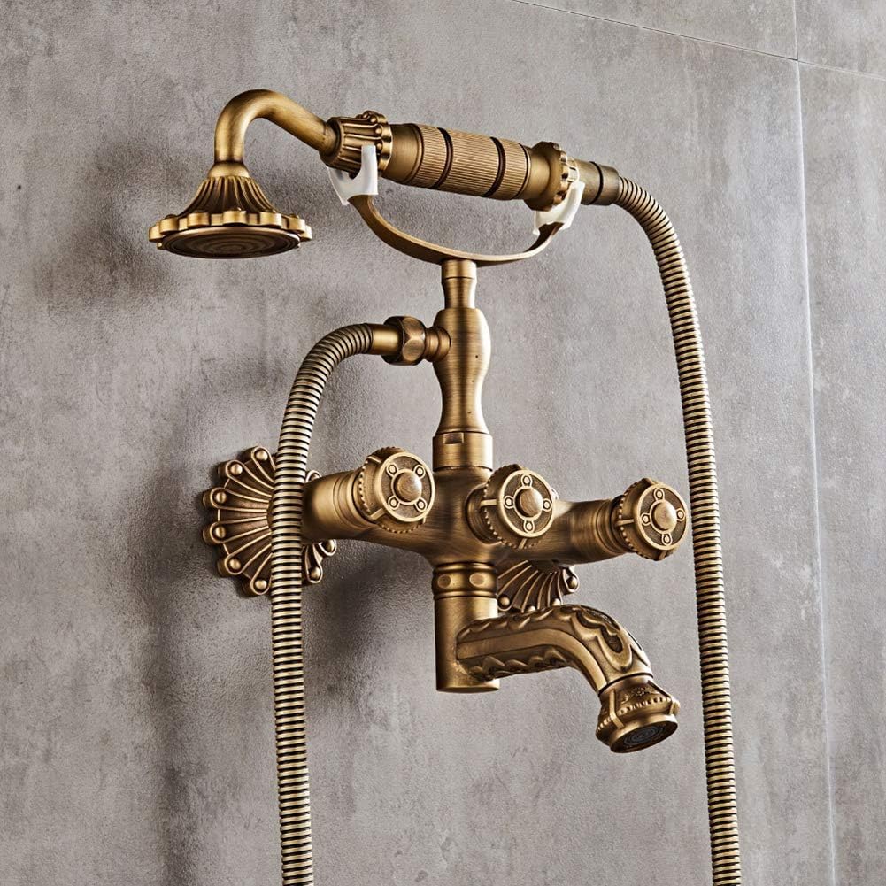 Robinet mitigeur de baignoire mural rétro pour créer une ambiance spa à la maison